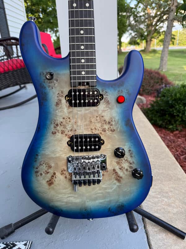EVH 5150 Deluxe Aqua Burst: $700 NEW!