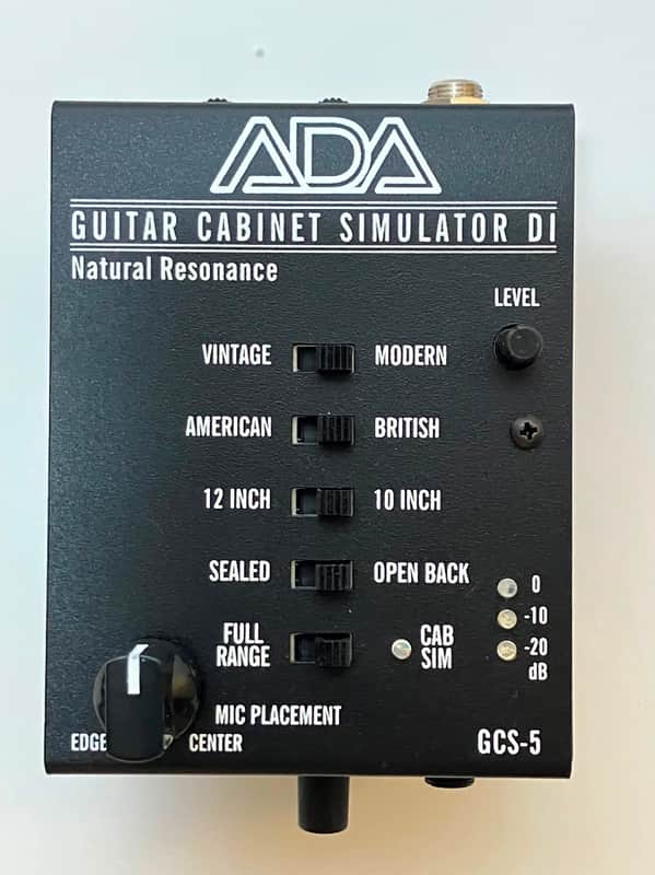 A/DA GCS-5 Guitar Cabinet Simulator/DI for $149.95 (Reg. $199+)