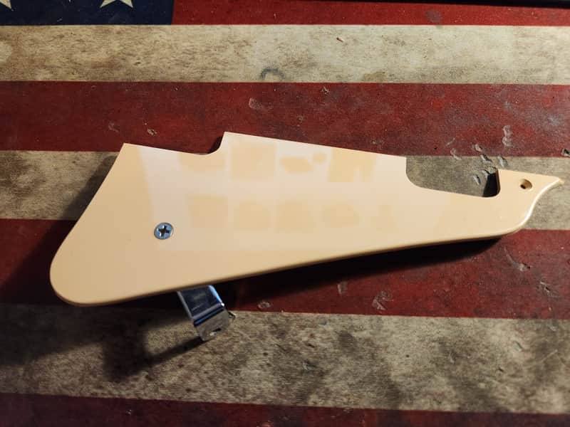 Vintage Gibson Les Paul Deluxe Pickguard 1970s - Cream for $100
