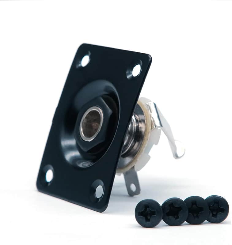 LOCK IN ORIGINAL PRICE: Metal Jack Plate for Classic Guitars $17.86