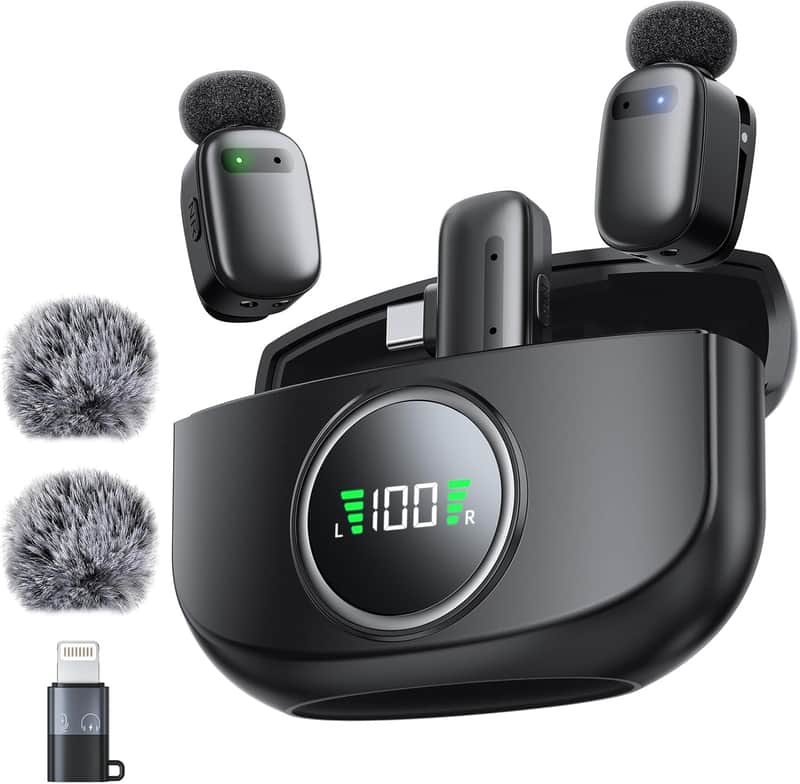 Wireless Lavalier Mic for iPhone & Android - 63% Off!