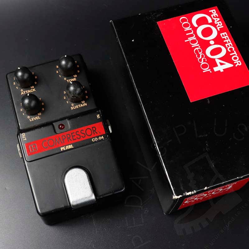 Pearl CO-04 Compressor 1980s - Black w/ original box