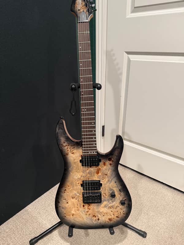 Charcoal Burst Schecter CR-6: $450