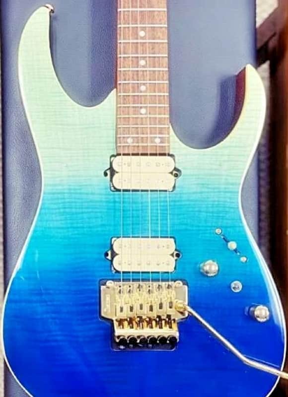 Ibanez RG420HPFM BRG Blue Reef Gradation Floyd Rose - $806.47 (Used)